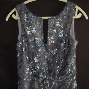 Hana keyhole sparkle gown